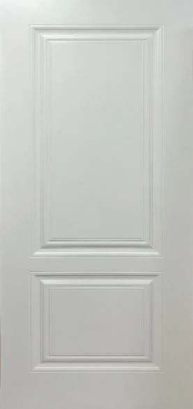 Межкомнатная дверь ЕВРООПТ Эмаль-Скин White-2 В1 ДГ, Белая