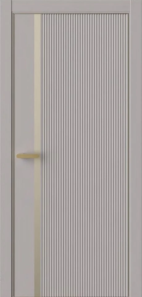 Межкомнатная дверь Weststyle IN Flain 1 (Алюм. кромка), Песчаный рай