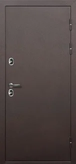 Входная дверь КСМ ISOTERMA Медный Антик Астана Милки / Орех темный