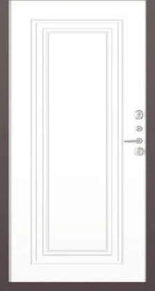 Входная дверь SV Doors Бостон ТЕРМО, Веллюто Бьянко