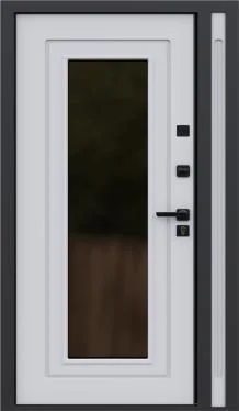 Входная дверь SV Doors Бристоль с полкой, Эмалит белый