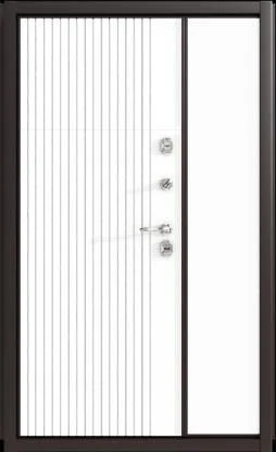 Входная дверь SV Doors Брюссель (нестандартные размеры), Веллюто Бьянко