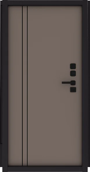 Входная дверь SV Doors Вильнюс ТЕРМО, Меджик Тоффи + молдинг